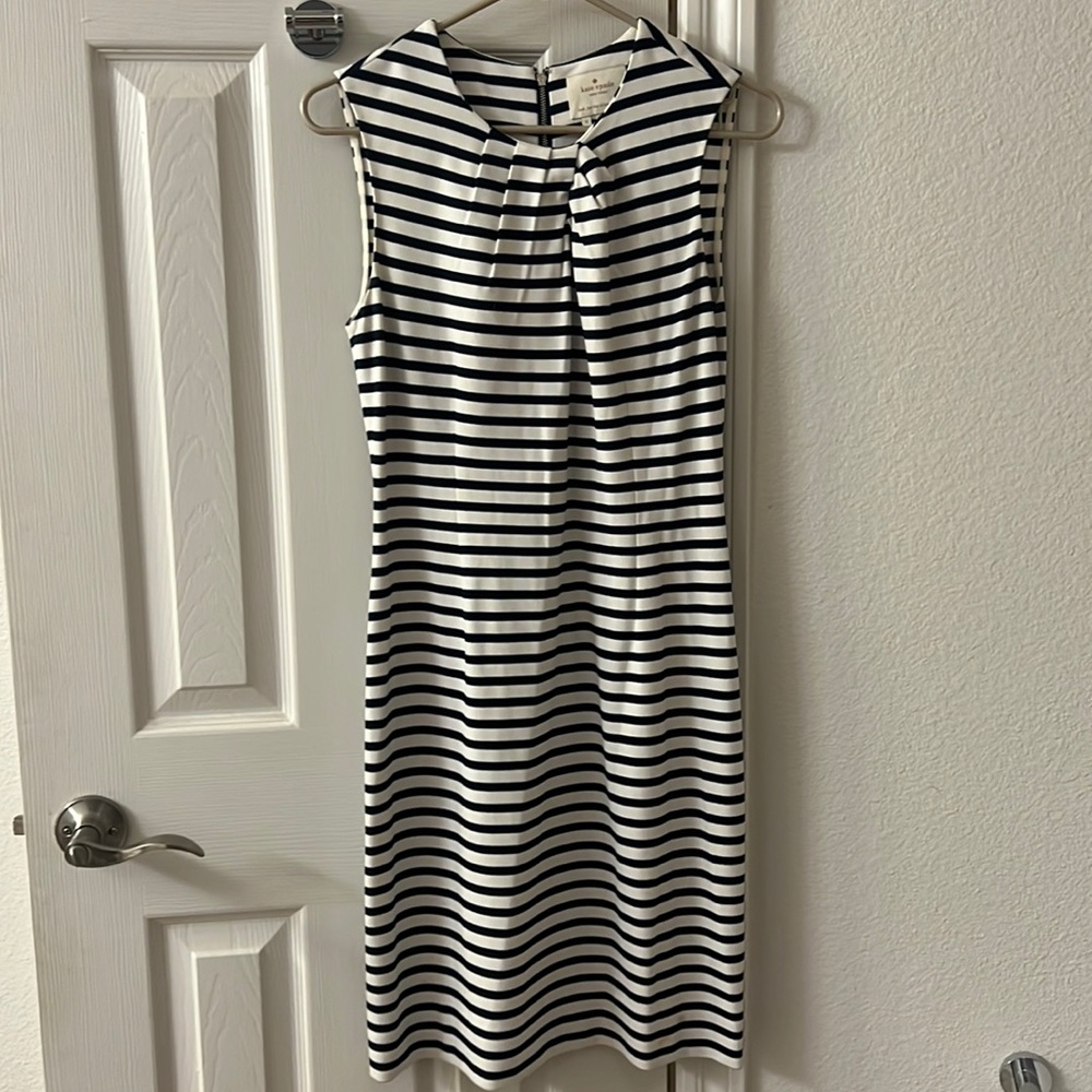 Kate Spade Blue and White stripped dress